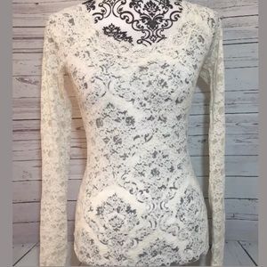 Intimately Free People Small Cream Lace Top